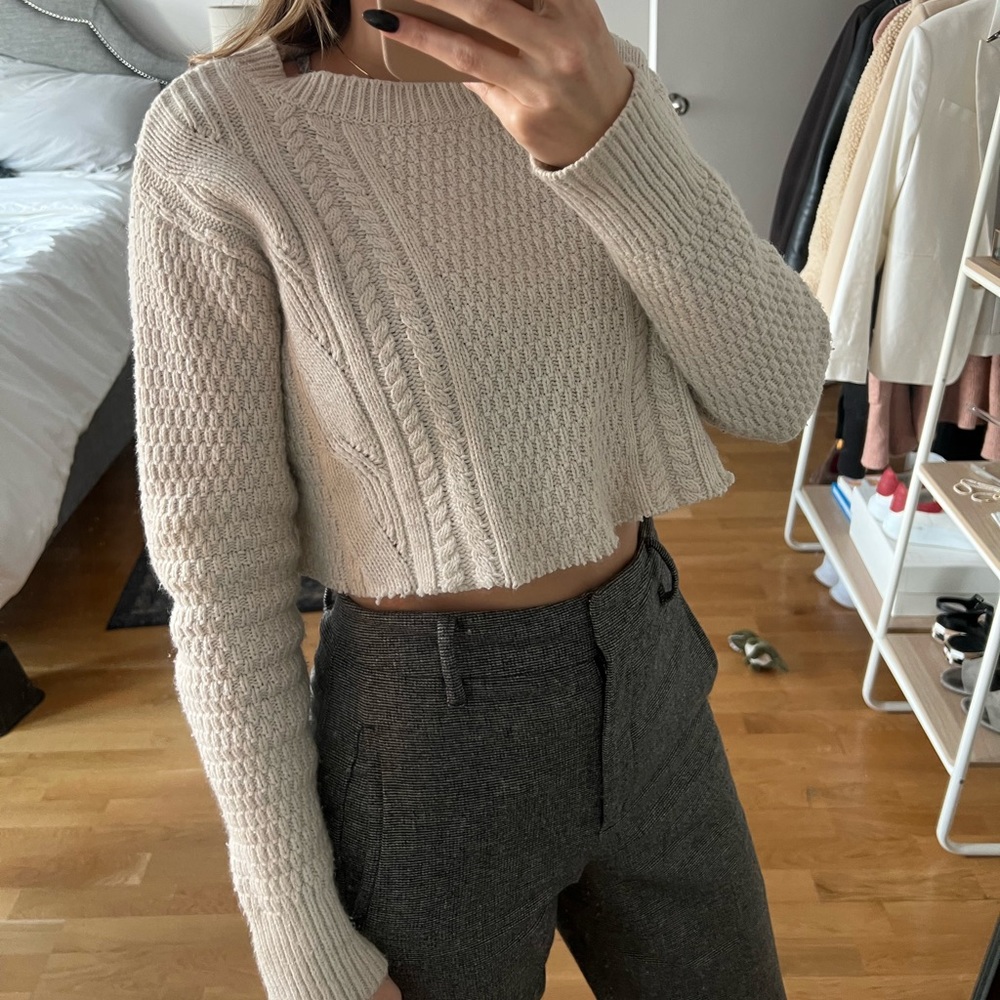 Fair Isle inspired Sweater - Cropped
